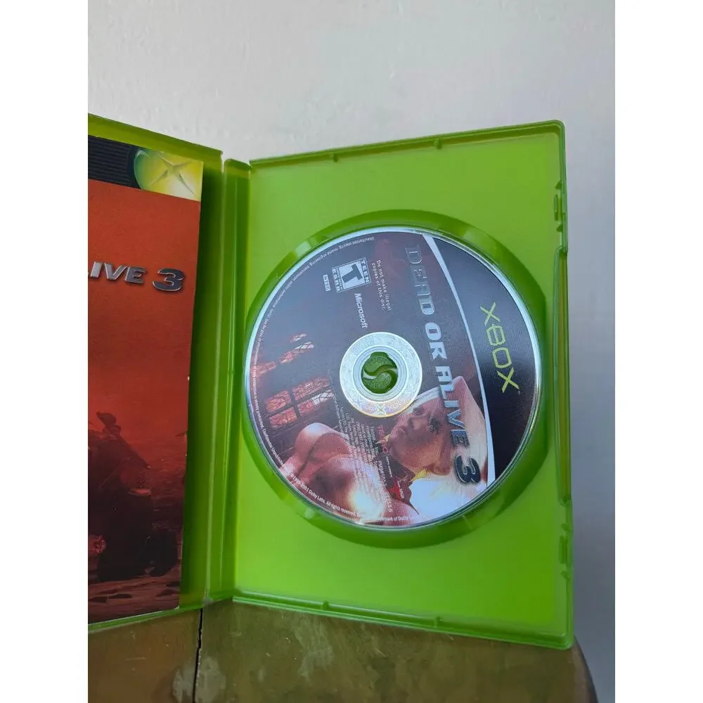 Dead or Alive 3 (Microsoft Xbox, 2001) Complete w/ Case TESTED